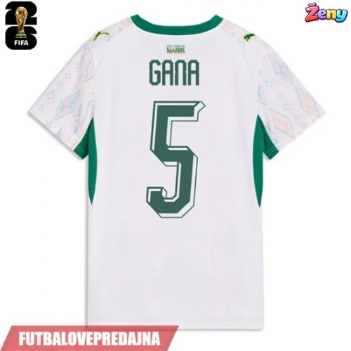 Lacne Ženy Futbalové dres Senegal Idrissa Gueye #5 MS 2026 Krátky Rukáv - Domáci